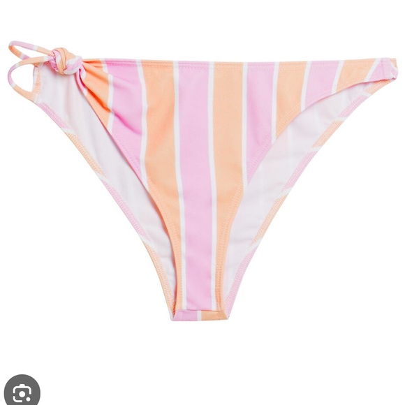 NWT FOR LOVE & LEMONS seaside stripe bikini bottoms size large - Picture 4 of 10